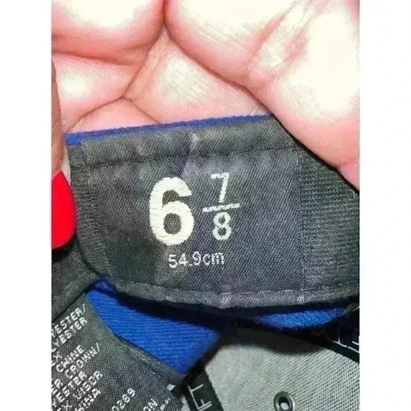 New Era New York Mets 59FIFTY Fitted Hat Blue Size 6 7/8 MLB - Picture 11 of 13